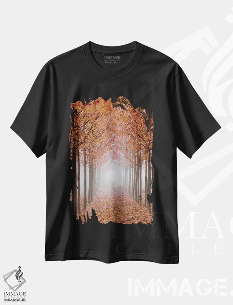 تیشرت مشکی طرح دار آثار دان پاولسون - فروشگاه ایماژ