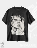 تیشرت مشکی طرح دار سیگار کشیدن، دکوراسیون جایگزین اثر دوریانا پوپا | فروشگاه ایماژ