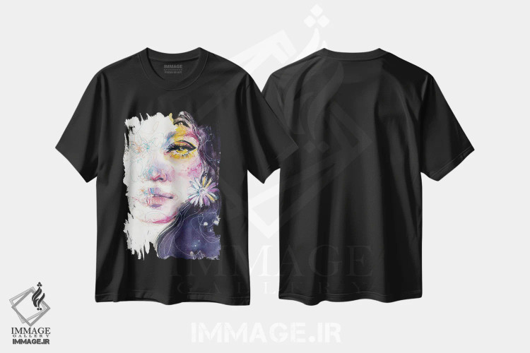 تیشرت مشکی طرح دار تابستان، دکوراسیون جایگزین اثر دوریانا پوپا | immage.ir
