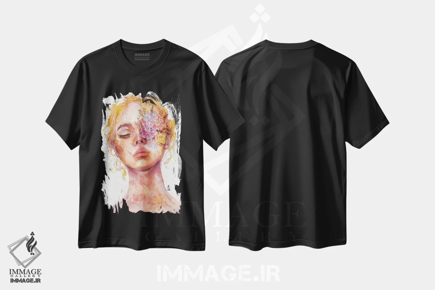 تیشرت مشکی طرح دار پاییز، دکوراسیون جایگزین اثر دوریانا پوپا | immage.ir