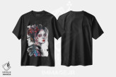 تیشرت مشکی طرح دار داستان او، دکوراسیون جایگزین اثر دوریانا پوپا | immage.ir