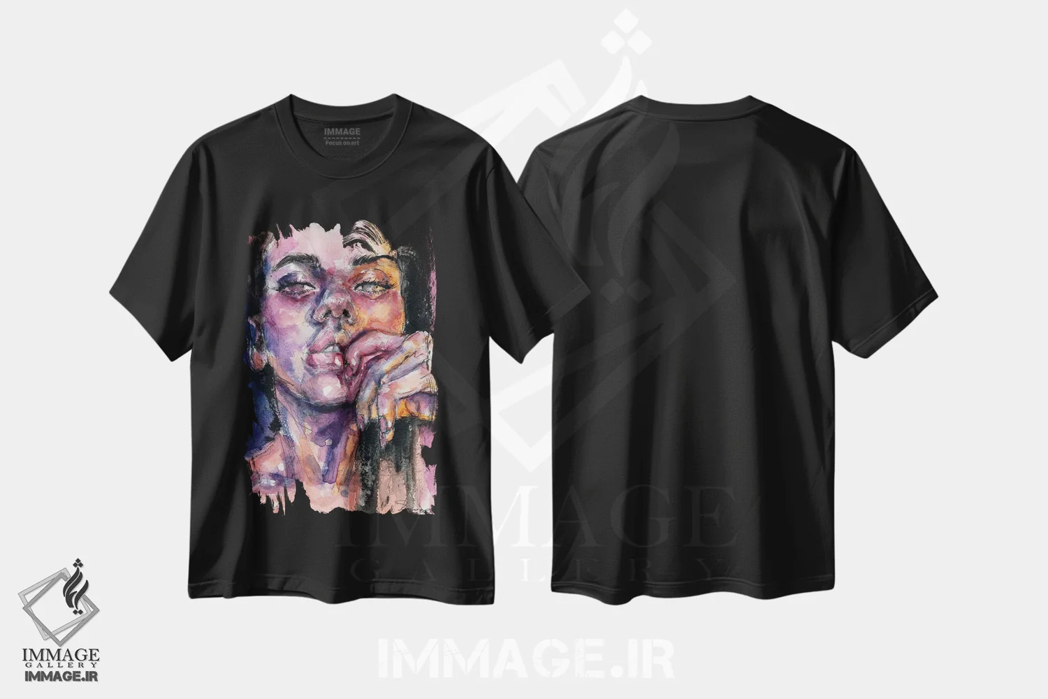 تیشرت مشکی طرح دار بی خوابی، دکوراسیون جایگزین اثر دوریانا پوپا | immage.ir