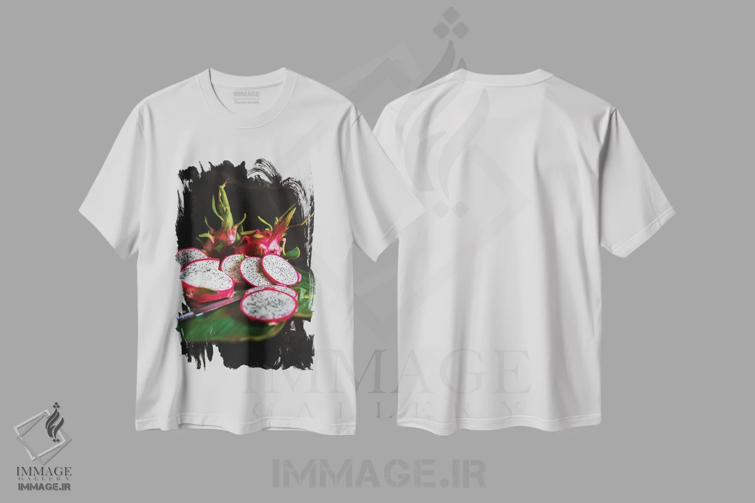 تیشرت سفید طرح دار درگون فروت ویتنامی، مدیوم اثر تای تو | فروشگاه ایماژ