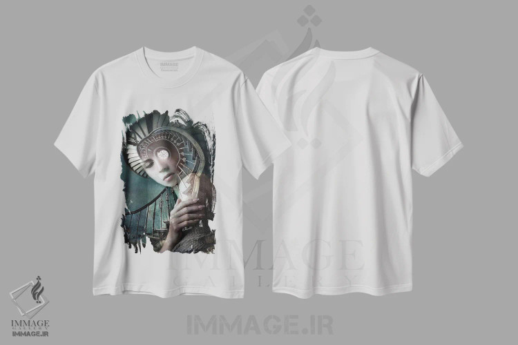 تیشرت سفید طرح دار کبرا، هنر دیجیتال اثر دومینیک بادوئل | immage.ir