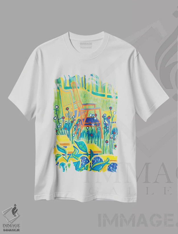 تیشرت سفید طرح دار صلح شیرین، مدیوم اثر دبرا برتون رابینسون | فروشگاه ایماژ