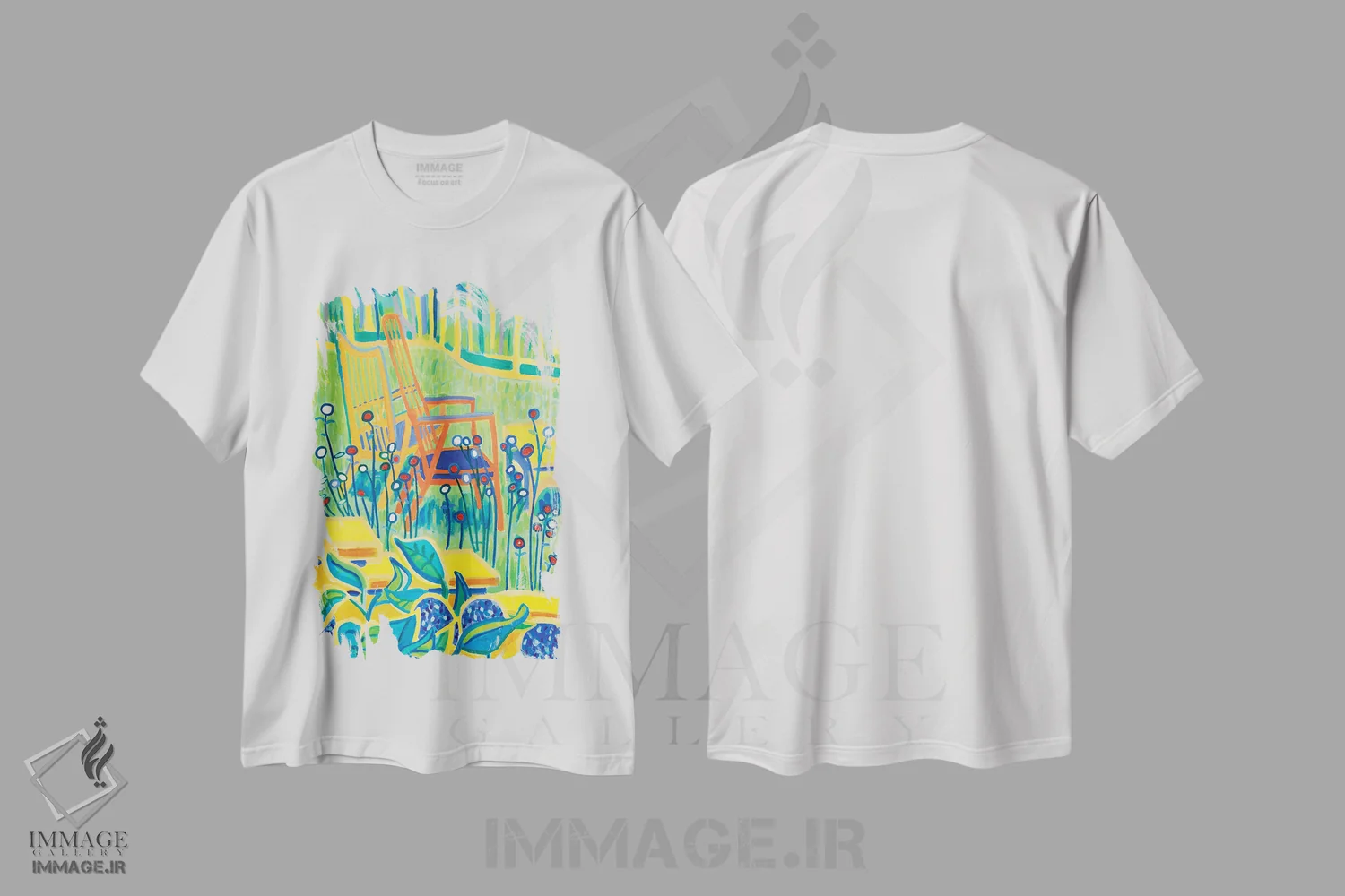 تیشرت سفید طرح دار صلح شیرین، مدیوم اثر دبرا برتون رابینسون | فروشگاه ایماژ