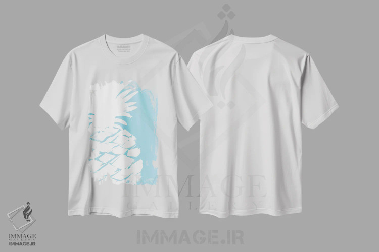 تیشرت سفید طرح دار آناناس مدرن I، تزئینی اثر جولی دریسه | فروشگاه ایماژ