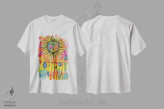 تیشرت سفید طرح دار تعادل کیهانی ۳، دکور معاصر اثر دین روسو | immage.ir