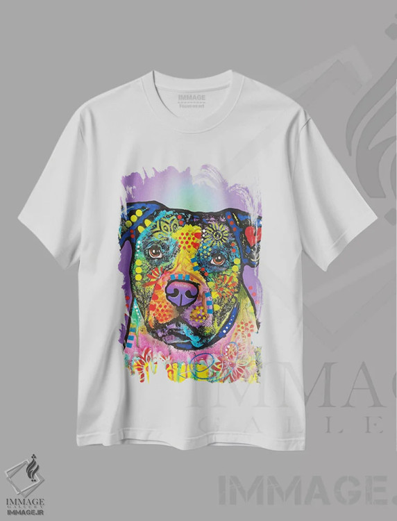 تیشرت سفید طرح دار امتحان شده، دکور معاصر اثر دین روسو | immage.ir