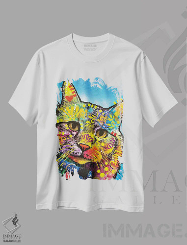 تیشرت سفید طرح دار سپاسگزارم که پیشوای این گله بوده اید، دکور معاصر اثر دین روسو | فروشگاه ایماژ