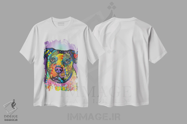 تیشرت سفید طرح دار امتحان شده، دکور معاصر اثر دین روسو | immage.ir