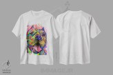 تیشرت سفید طرح دار حقه، دکور معاصر اثر دین روسو | immage.ir