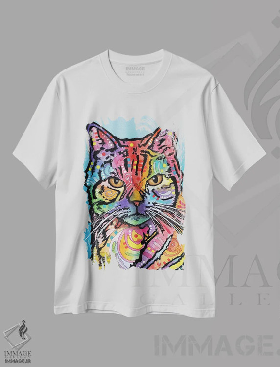 تیشرت سفید طرح دار جونز، مدیوم اثر دین روسو | فروشگاه ایماژ