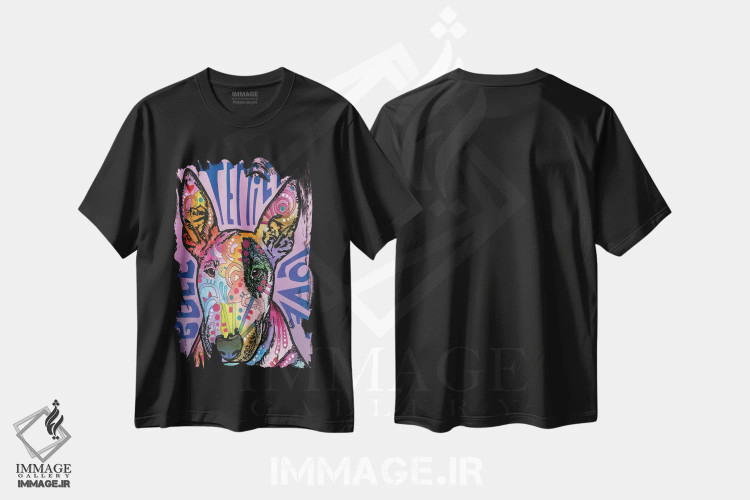 تیشرت مشکی طرح دار عشق بول تریر، مدیوم اثر دین روسو | فروشگاه ایماژ