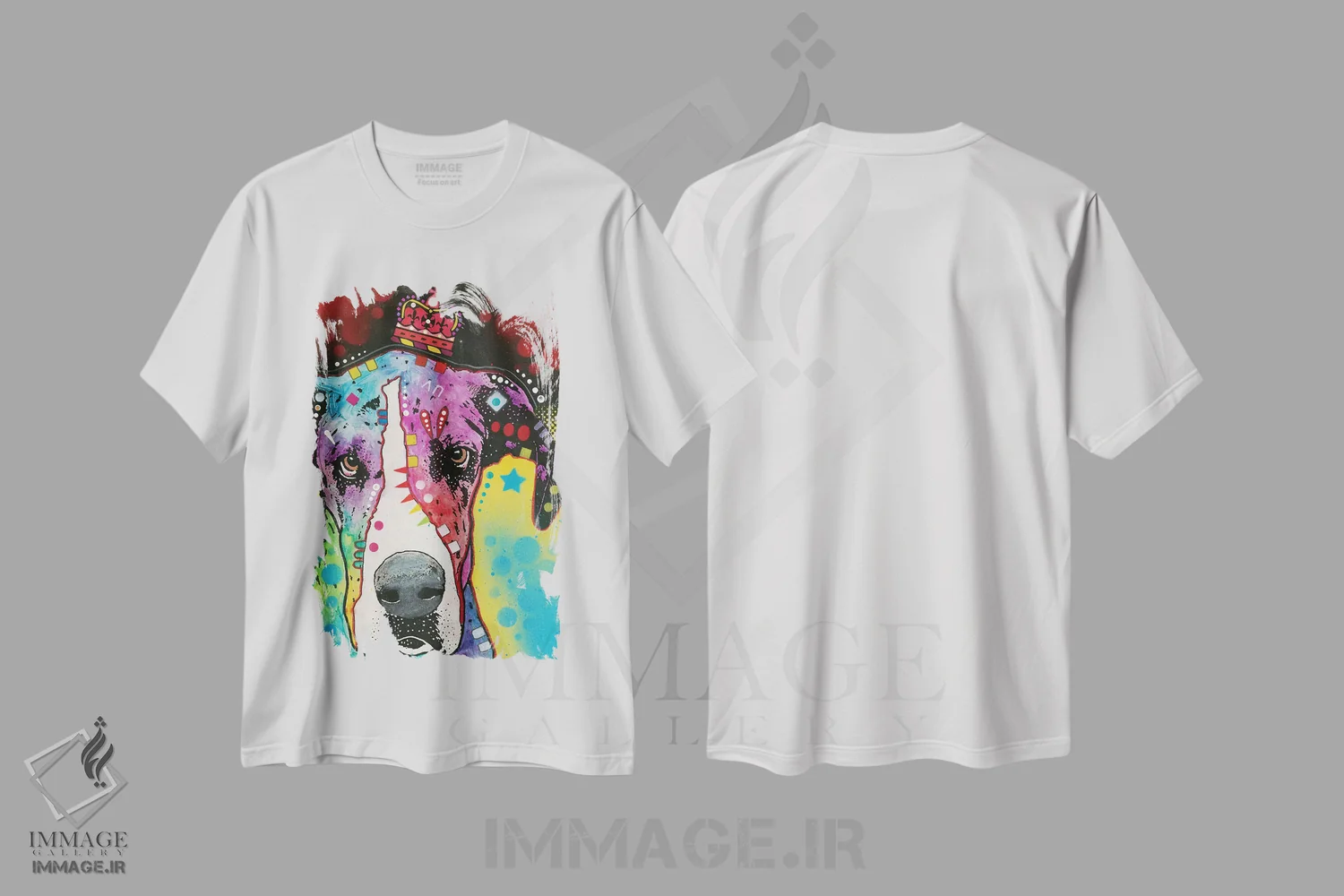 تیشرت سفید طرح دار گریت دین ۲، مدیوم اثر دین روسو | immage.ir