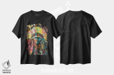 تیشرت مشکی طرح دار سرخپوست آمریکایی دو، تزئینی اثر دین روسو | immage.ir