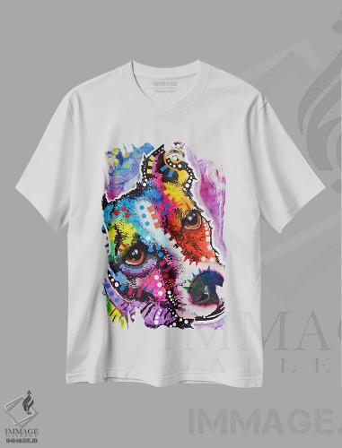 تیشرت سفید طرح دار جک رویایی، مدیوم اثر دین روسو | فروشگاه ایماژ