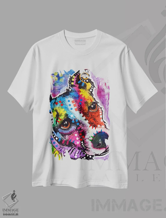 تیشرت سفید طرح دار جک رویایی، مدیوم اثر دین روسو | فروشگاه ایماژ