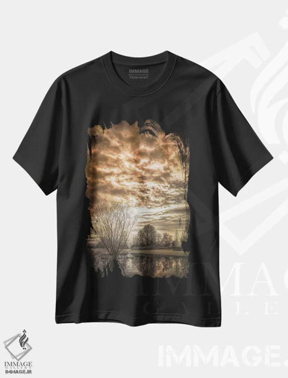 تیشرت مشکی طرح دار سردی زمستان، مدیوم اثر دان شوارتز | فروشگاه ایماژ