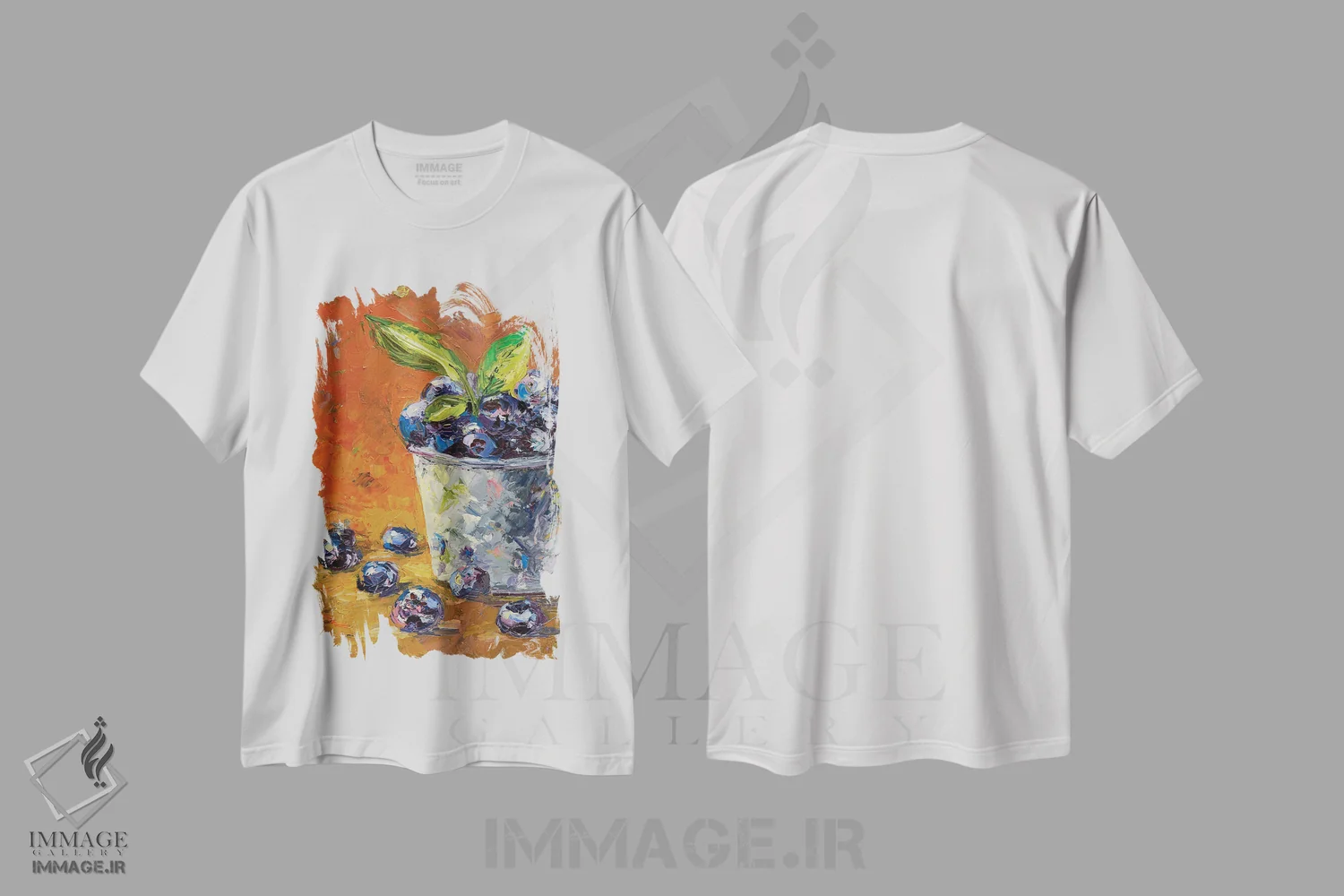 تیشرت سفید طرح دار جستجوی طبیعت، دکور معاصر اثر دانا سورکینا | immage.ir