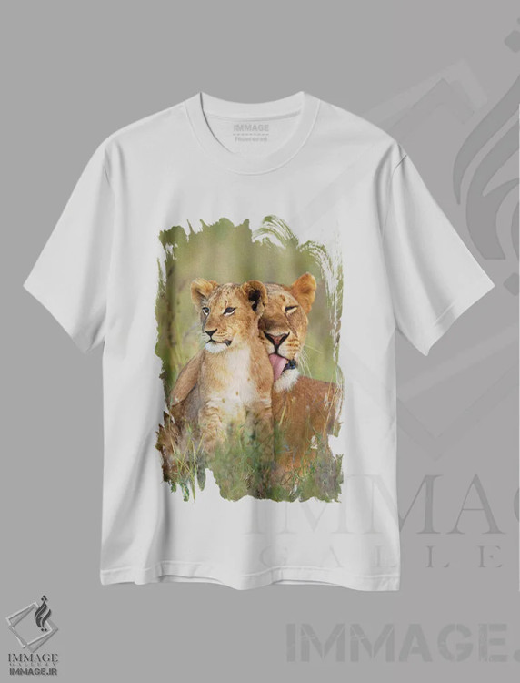 تیشرت سفید طرح دار آثار دیزاین پیکس - فروشگاه ایماژ