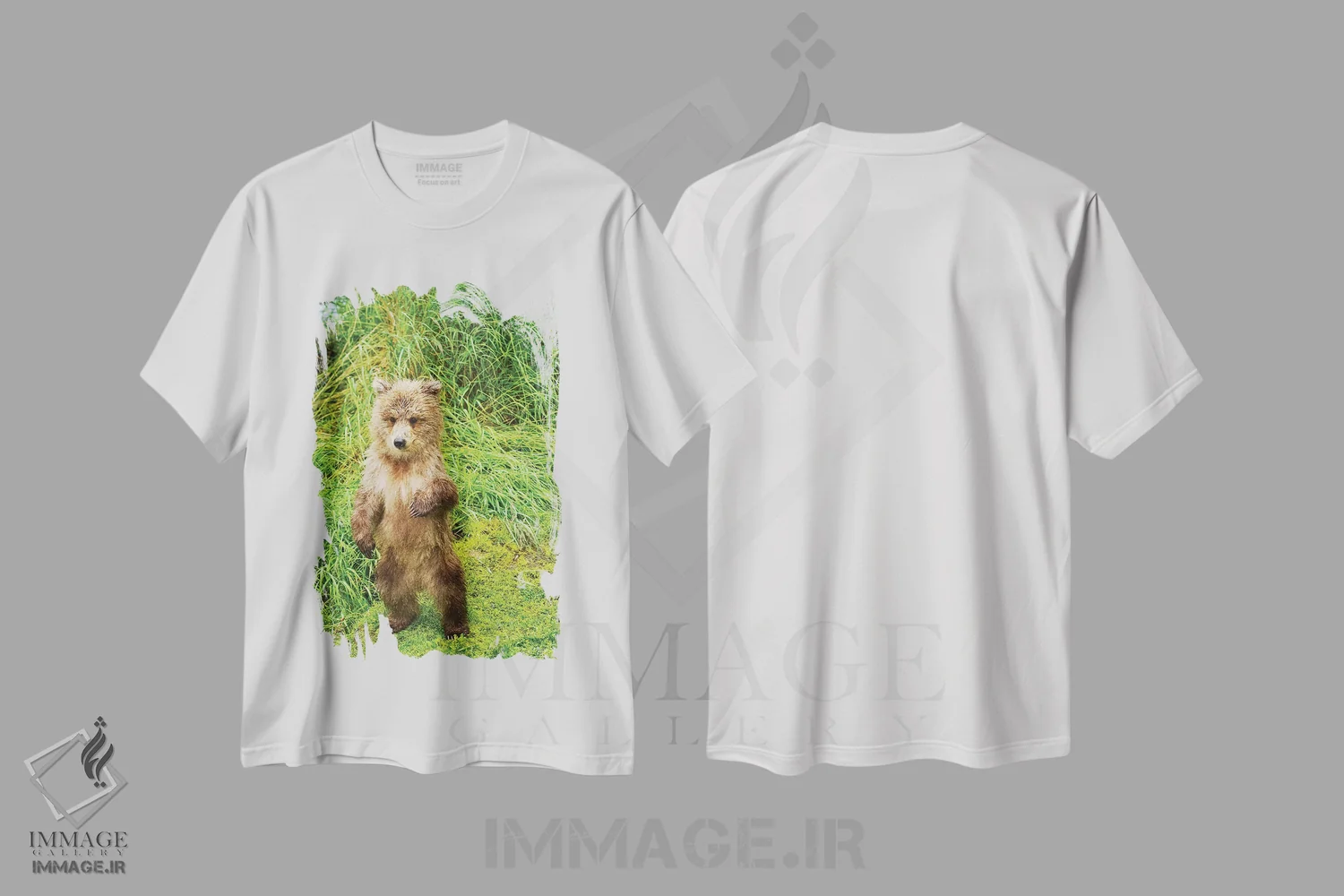 تیشرت سفید طرح دار آثار دیزاین پیکس - immage.ir