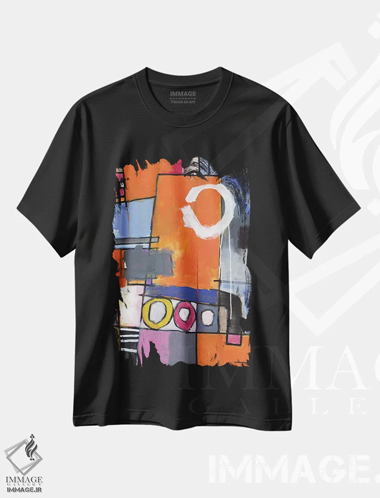 تیشرت مشکی طرح دار راهی متفاوت از راه همیشگی اثر داگلاس سیمونسون | فروشگاه ایماژ