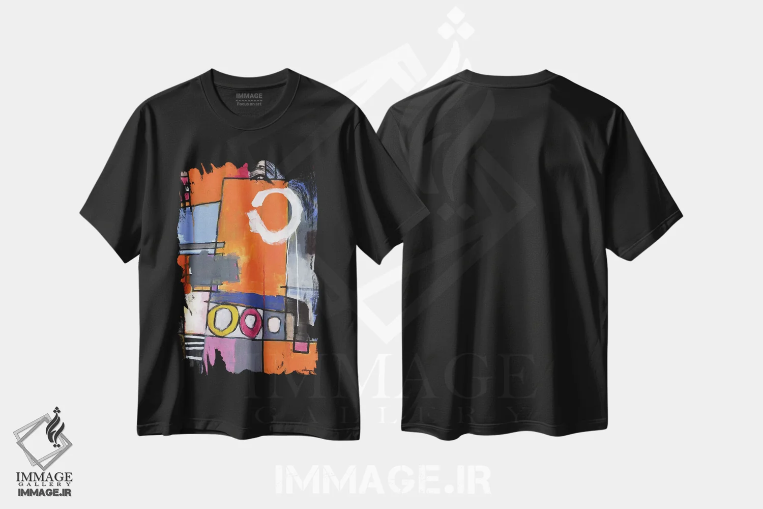 تیشرت مشکی طرح دار راهی متفاوت از راه همیشگی اثر داگلاس سیمونسون | فروشگاه ایماژ