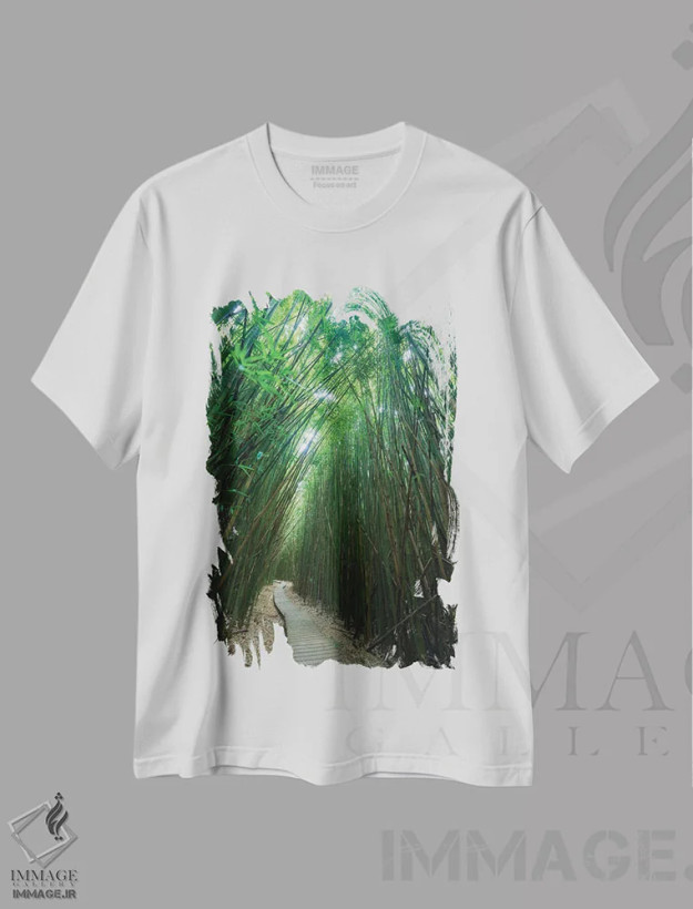 تیشرت سفید طرح دار دنبالم کن، مدیوم اثر داتلیش | فروشگاه ایماژ