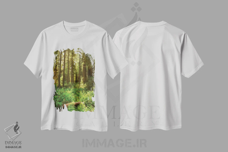 تیشرت سفید طرح دار افتادگان، مدیوم اثر داتلیش | فروشگاه ایماژ