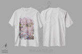 تیشرت سفید طرح دار بهار در ژاپن پانزده، مدیوم اثر دایسوکه اوئه ماتسو | فروشگاه ایماژ