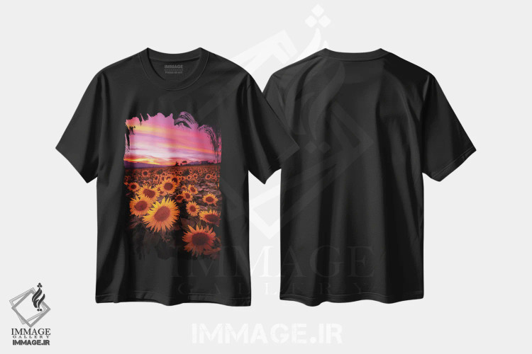 تیشرت مشکی طرح دار تابستان در ژاپن یک، مدیوم اثر دایسوکه اوئه ماتسو | immage.ir