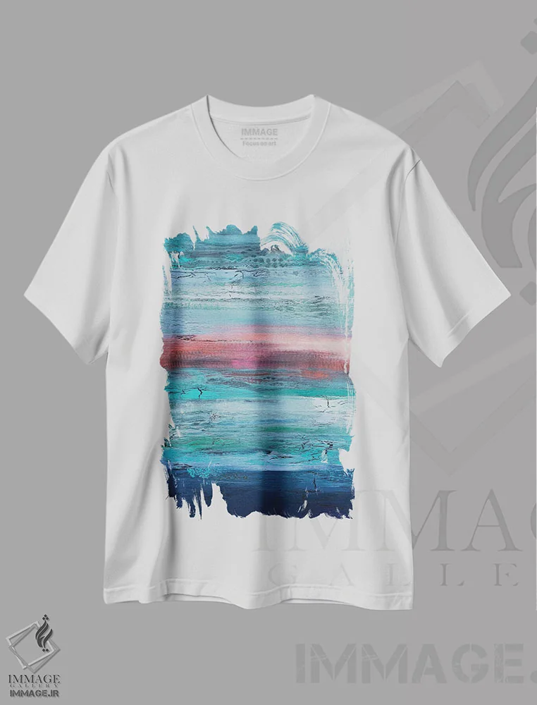 تیشرت سفید طرح دار راز جذاب اثر آلیشیا دان | فروشگاه ایماژ
