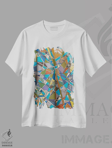 تیشرت سفید طرح دار هیچ دو بار یکسان نیست اثر آلیشیا دان | فروشگاه ایماژ