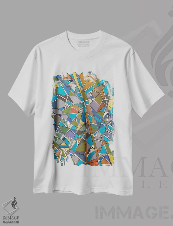 تیشرت سفید طرح دار هیچ دو بار یکسان نیست اثر آلیشیا دان | فروشگاه ایماژ