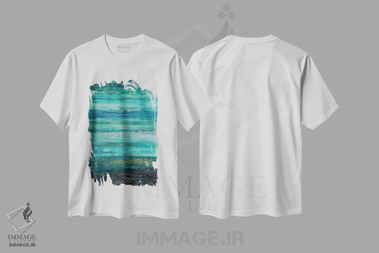 تیشرت سفید طرح دار وقتی بادهای تغییر می وزند اثر آلیشیا دان | immage.ir