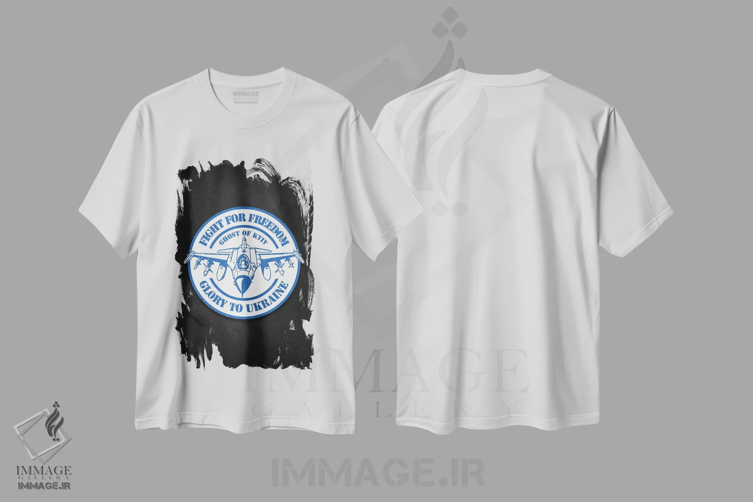 تیشرت سفید طرح دار شبح کیف II، هنر دیجیتال اثر دورو آرت | immage.ir