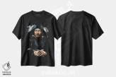 تیشرت مشکی طرح دار اسنوپ III، وینتیج و رترو اثر دورو آرت | فروشگاه ایماژ