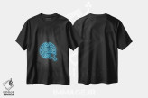 تیشرت مشکی طرح دار اینترنت، هنر دیجیتال اثر دورو آرت | فروشگاه ایماژ