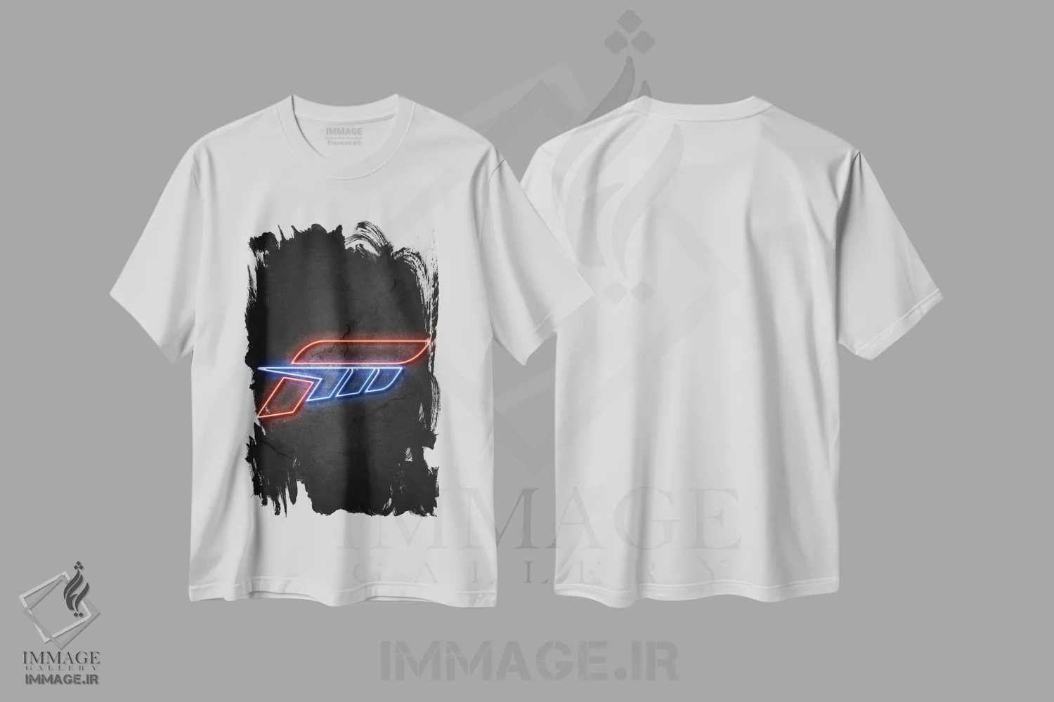 تیشرت سفید طرح دار فورزا، هنر دیجیتال اثر دورو آرت | immage.ir
