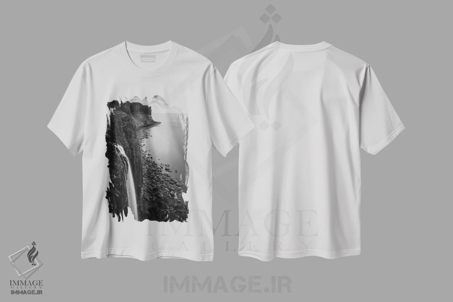 تیشرت سفید طرح دار کلمارنوک، مدیوم اثر دیو بومن | فروشگاه ایماژ