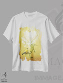 تیشرت سفید طرح دار گل تابستانی، هنر دیجیتال اثر دیوگو وریسی مو | immage.ir
