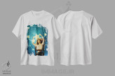 تیشرت سفید طرح دار یک صورت فلکی جدید، مدیوم اثر دیوگو وریسی مو | immage.ir