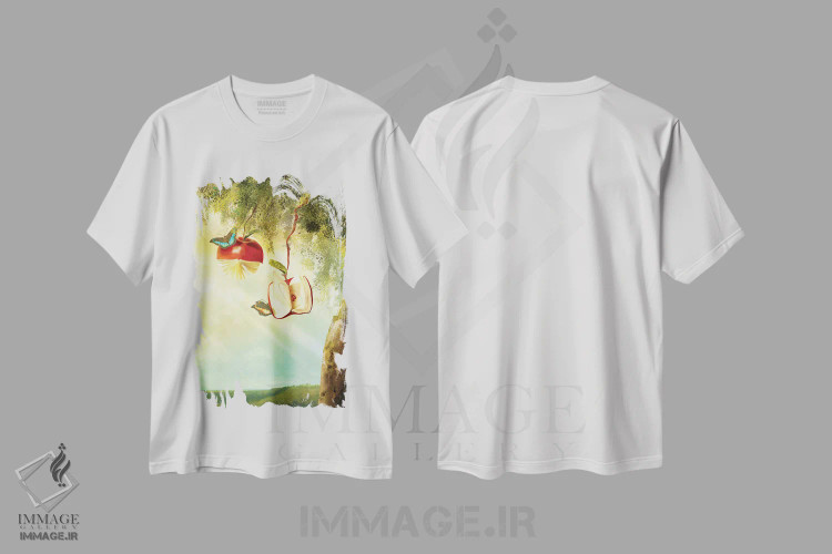تیشرت سفید طرح دار هر روز یک داستان، مدیوم اثر دیوگو وریسی مو | immage.ir