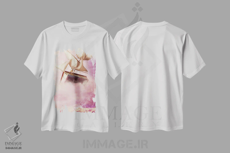 تیشرت سفید طرح دار مسافران داستان ۲، مدیوم اثر دیوگو وریسی مو | immage.ir