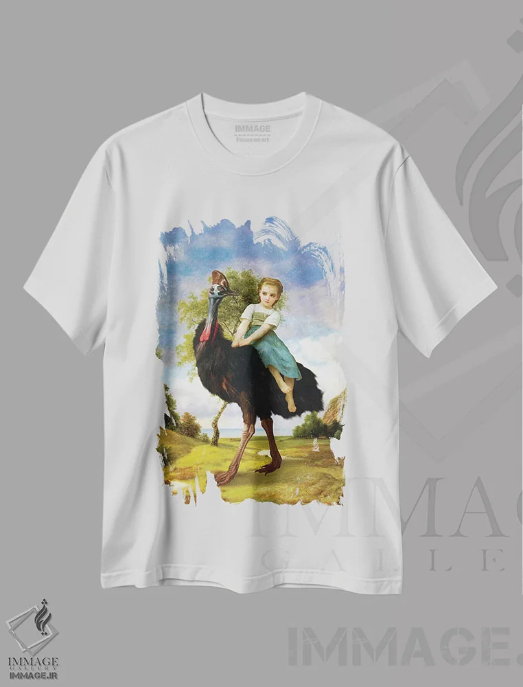 تیشرت سفید طرح دار حیوان خانگی کوچک من اثر دیوگو وریسی مو | immage.ir