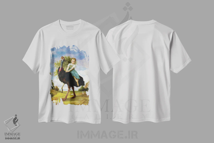 تیشرت سفید طرح دار حیوان خانگی کوچک من اثر دیوگو وریسی مو | immage.ir