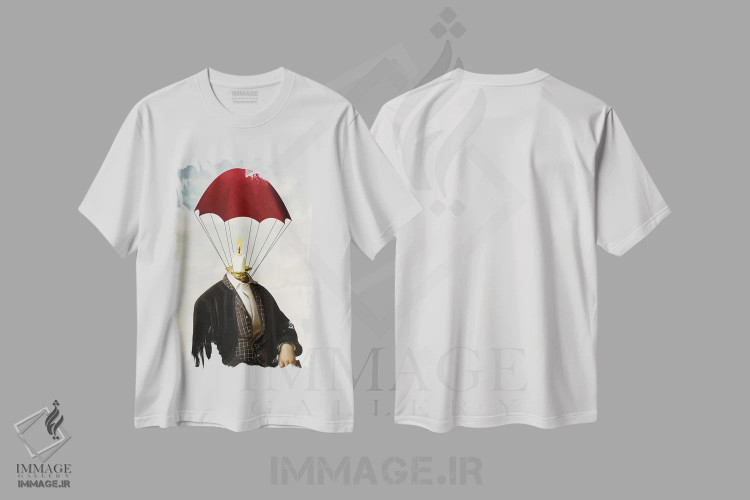 تیشرت سفید طرح دار رویاپرداز، هنر فاخر معاصر اثر دیوگو وریسی مو | immage.ir