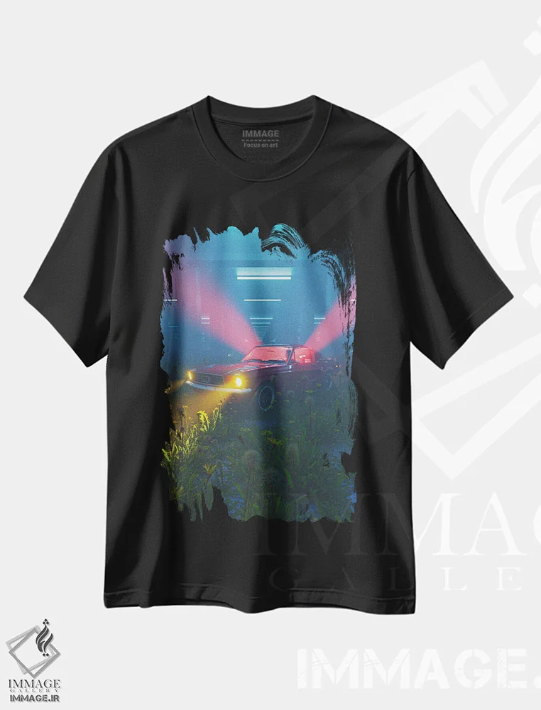 تیشرت مشکی طرح دار گاراژ سبز، دکوراسیون جایگزین اثر داوانش آتری | immage.ir