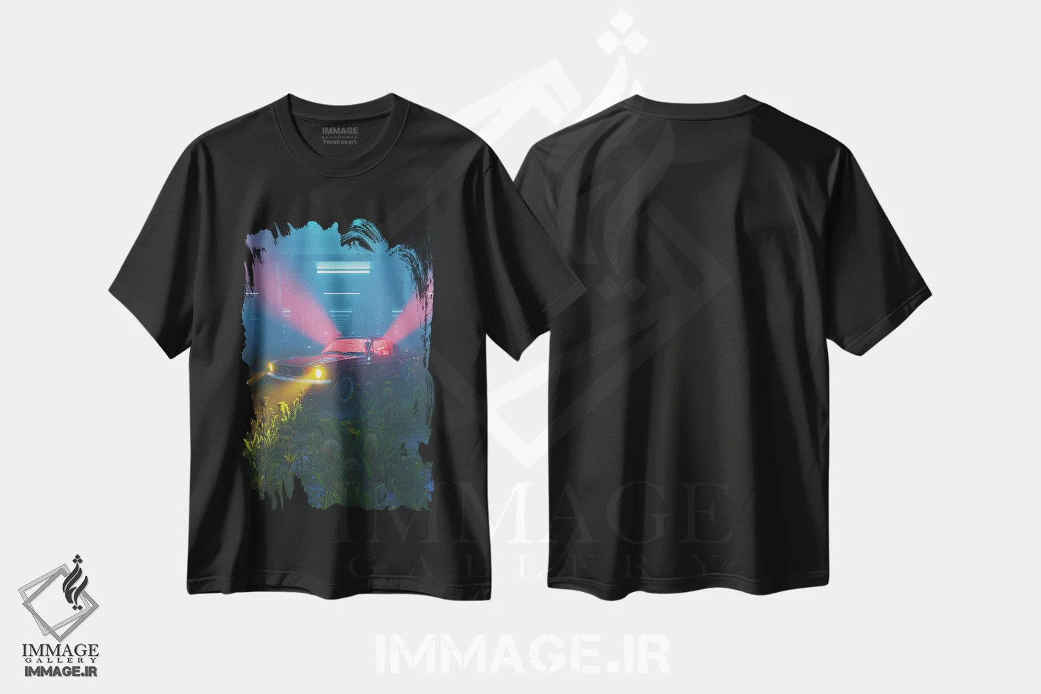 تیشرت مشکی طرح دار گاراژ سبز، دکوراسیون جایگزین اثر داوانش آتری | immage.ir